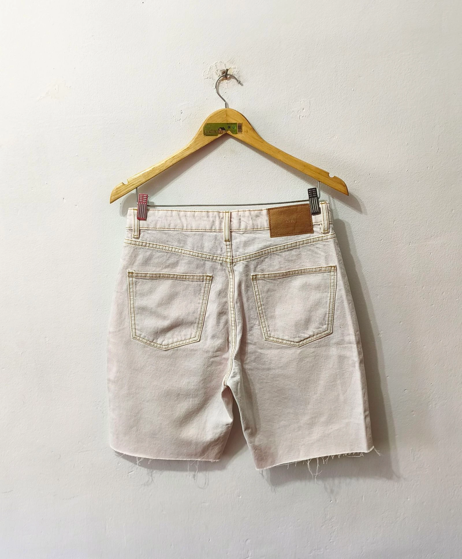 Witte denimshort Zara heren Maat 38 – photo 2